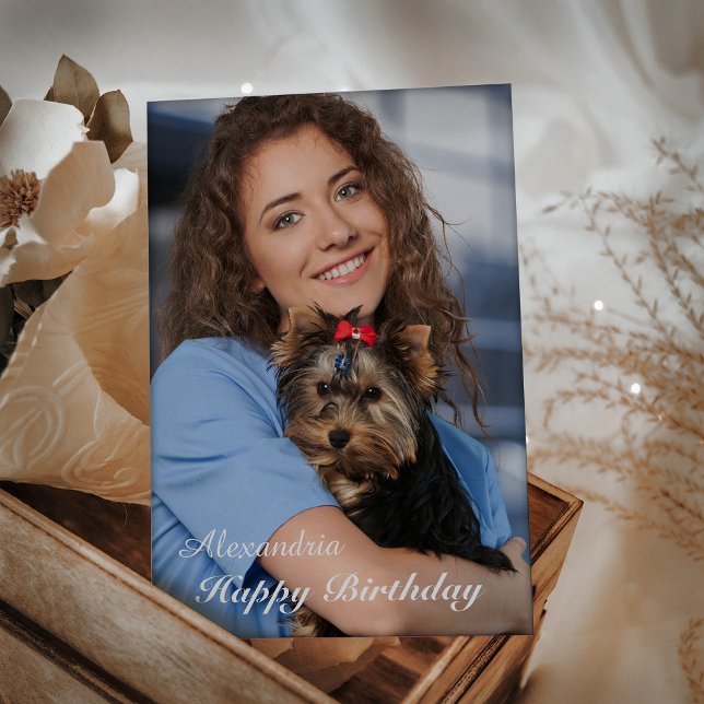 Birthday Card Photo Custom (Creator Uploaded)