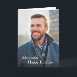 Birthday Card Photo Custom<br><div class="desc">Birthday Card Photo Custom is a card that you can recreate for yourself. Leave or Replace the Photograph with yours on the cover and replace the words on the cover and inside with yours. Enjoy.</div>