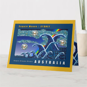 Birthday Card   Sequin Waves, Sydney Australia