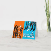 Birthday Card Snow Blade