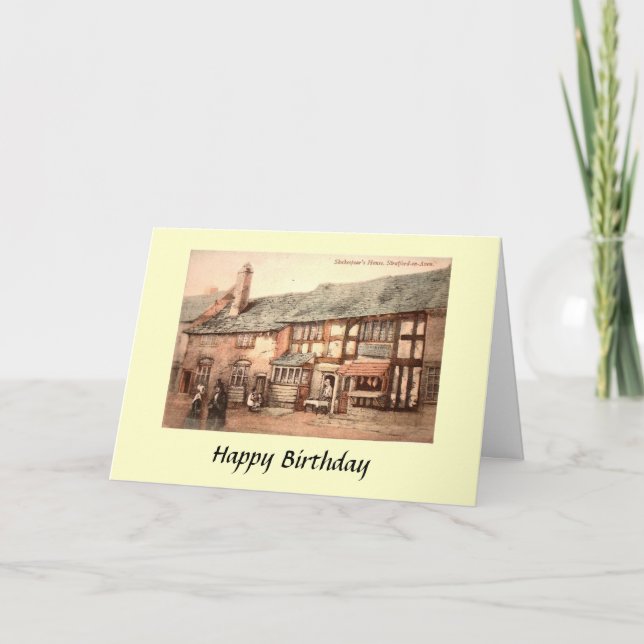 Birthday Card - Stratford-upon-Avon, Warwickshire (Front)