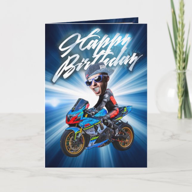 Birthday card superbike (Front)