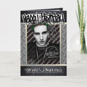 Birthday card token rapper