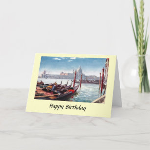 Birthday Card - Venice