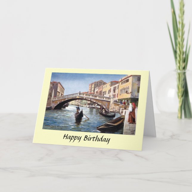 Birthday Card - Venice, Italy (Front)