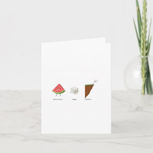 Birthday Card, watermelon sugar high card