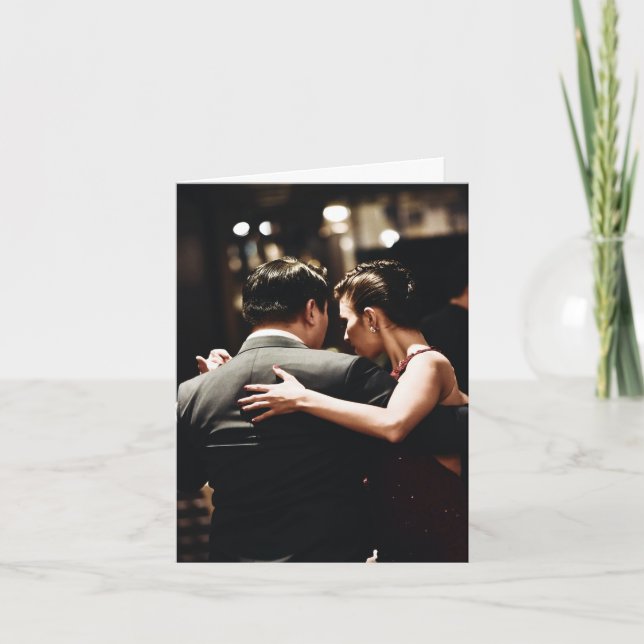 Birthday Card: Where Tango Meets Jitterbug! Card (Front)