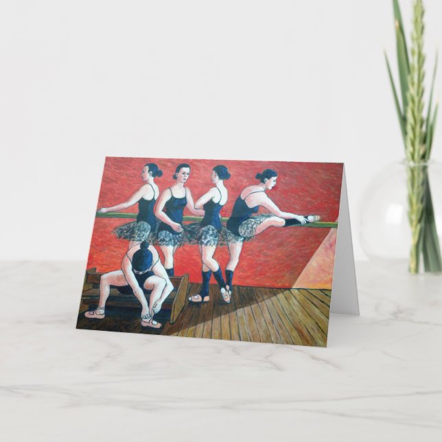 Birthday Card with dancers (Front)