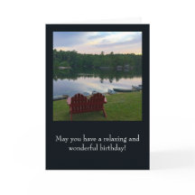 Birthday Card - With image from Boothbay, Maine