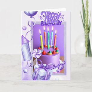 Birthday Card with Twisted Candles