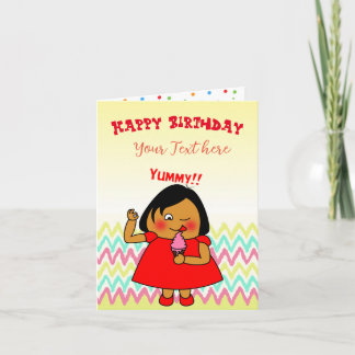 Birthday Card - Yummy