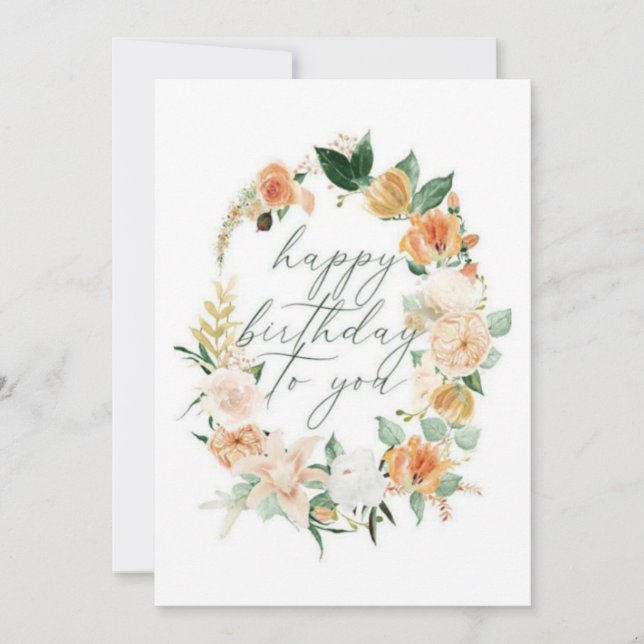 Birthday cards  (Front)