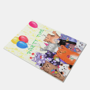 Birthday Cat Doormat