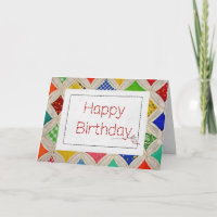 Birthday Cathedral Window Quilt Pattern