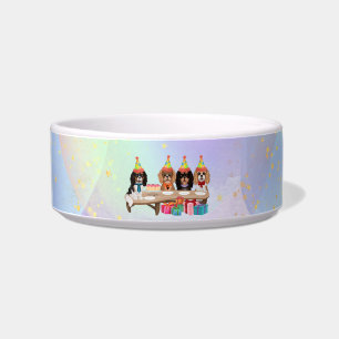 Birthday Cavalier King Charles Spaniel Bowl