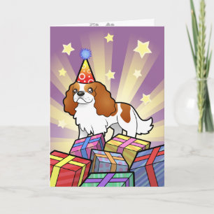 Birthday Cavalier King Charles Spaniel Card