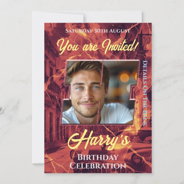Birthday Celebration Invitation (Front)