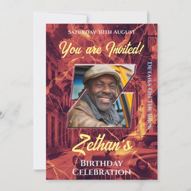 Birthday Celebration Invitation (Front)