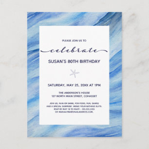Birthday Celebration Invitation Postcard 