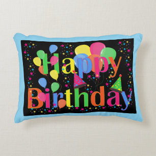 Birthday Celebration. It's party time! Decorative Cushion