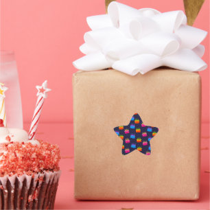 Birthday Celebration Star Sticker