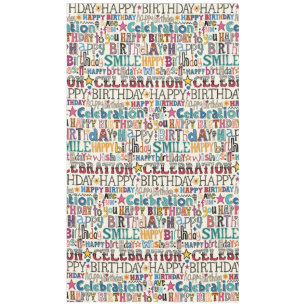 birthday celebration tablecloth