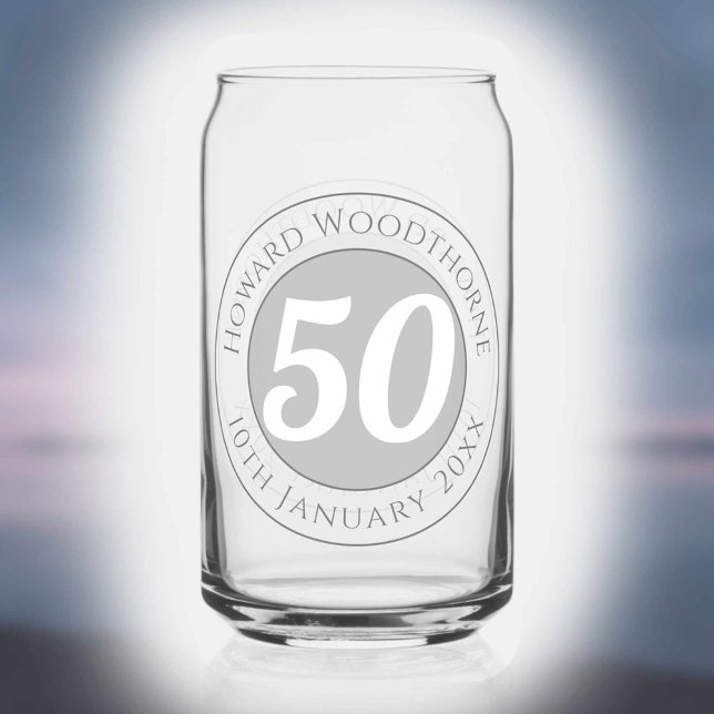 Birthday Celebration with Name, Age, & Birthday Can Glass (Creator Uploaded)