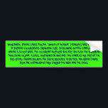 BIRTHDAY CELEBRATIONS ARE PAGAN 2 BUMPER STICKER<br><div class="desc">BIRTHDAYS ARE PAGAN</div>