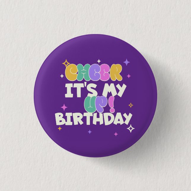 BIRTHDAY CHEER UP BUTTON  (Front)