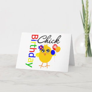 Birthday Chick 10 Years Old Card