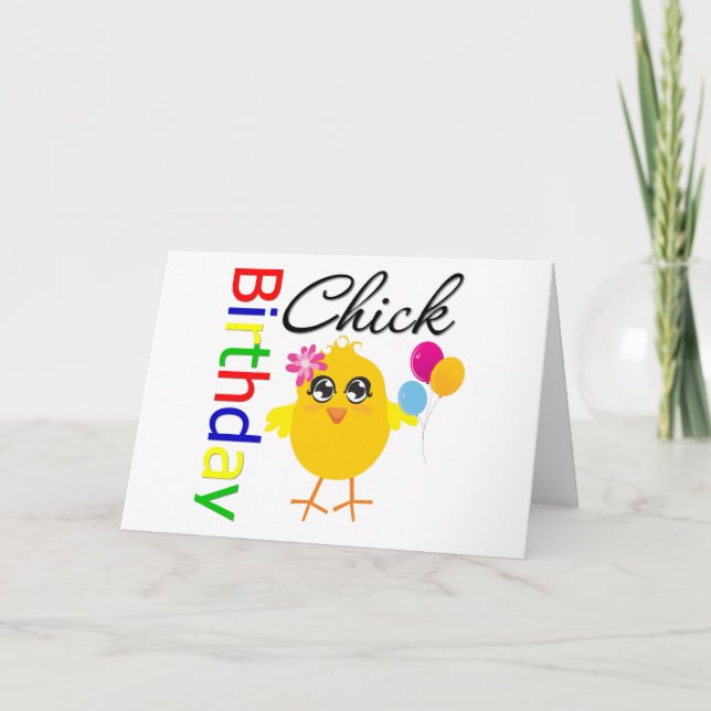 Birthday Chick Card (Front)
