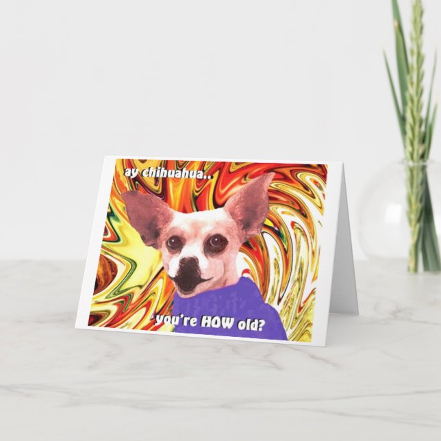 birthday chihuahua card (Front)