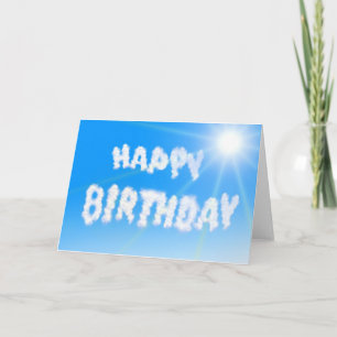 Birthday Clouds Card