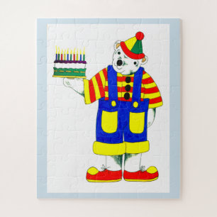 Birthday clown jigsaw puzzle