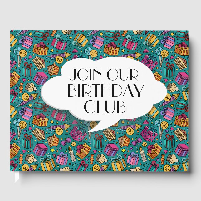 Birthday Club / Business Guest Book (Front)
