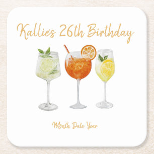 Birthday Coasters - Spritz