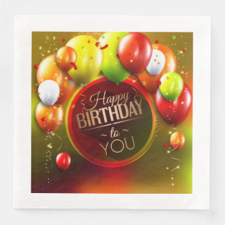 Birthday Cocktail Napkins