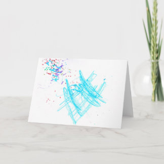 Birthday Confetti (blank) Card