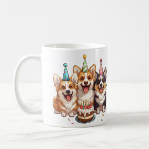 Birthday Corgi Dogs Coffee Mug