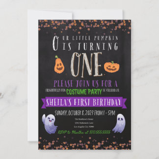 Birthday Costume Party Invitation