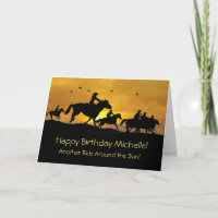 Birthday Country Western Cowboy and Cowgirl Name