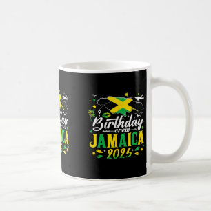 Birthday Crew Jamaica 2025 Family Cruise Vacation Coffee Mug