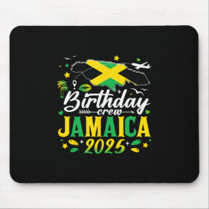 Birthday Crew Jamaica 2025 Family Cruise Vacation  Mouse Pad