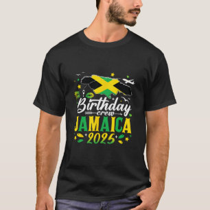 Birthday Crew Jamaica 2025 Family Cruise Vacation T-Shirt