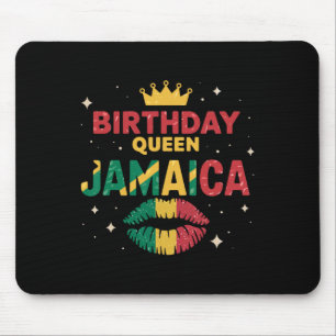 Birthday Crew Jamaica 2025 Sungles Girl Party Matc Mouse Pad