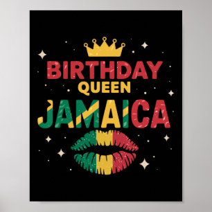Birthday Crew Jamaica 2025 Sungles Girl Party Matc Poster