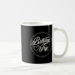 Birthday Crew Squad 2025 Shirt Family Friends Trip Coffee Mug