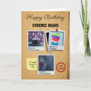 birthday crime fan card