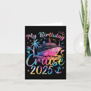 Birthday Cruise 2025 Family Vacation Uni-adults Bl Card