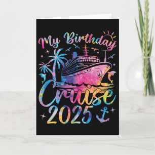 Birthday Cruise 2025 Family Vacation Uni-adults Bl Card